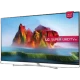 LG 55SJ850V Ultra HD 4K LED televizyon, renkli manzara içeriği ekranda görünüyor.