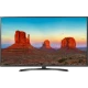LG 65UK6470PLC Ultra HD 4K LED televizyon, ince çerçeveli siyah ekranda gün batımı manzarası gösterimi