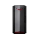 Acer Nitro N50-620 masaüstü bilgisayar, siyah kasa ve kırmızı detaylarıyla önden görünür