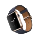 Apple Watch Edition 42 mm akıllı saat, 18 ayar pembe altın kasa ve gece mavisi klasik tokalı kayış
