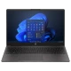 HP 255 G10 D30M3ETH59 siyah iş ve ofis laptopu, Windows arayüzlü ön görünüm ve klavye ekranı