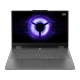 Gri Lenovo LOQ Essential 15IRX11 83SC000QTR oyuncu laptop, açık ekranda önden görünüm