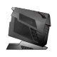 MSI Aegis Ti3 8RF SLI-006EU masaüstü bilgisayarın siyah, açılı tasarımlı kasa görünümü