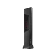 MSI Trident 3 7RB-252XTR siyah masaüstü bilgisayar, ince dikey tasarım ve ön bağlantı noktalarıyla.