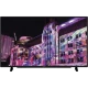 Arçelik A43L 5860 4B Full HD LED TV, renkli şehir manzarası görüntüleyen siyah ekran