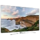 LG 60UH850V Ultra HD 4K TV, sahil manzarası gösteren ince çerçeveli televizyon.