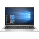 HP EliteBook 840 G8 336D8EA3 gümüş ultrabook laptop ekranında Windows 10 arayüzü görünüyor.