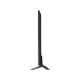 LG 65QNED756RA Ultra HD 4K TV ince tasarım, genel siyah tonlu ayaklı görünüm