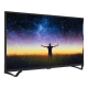 Axen AX39DAB13 HD Ready LED televizyon, siyah çerçeveli ayaklı tasarım ve yıldızlı gökyüzü görüntüsü