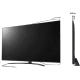 LG 65NANO766QA Ultra HD 4K LED televizyon; ince çerçeve, siyah ekranda modern tasarım görünümü