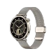 Xiaomi Watch S4 41mm Milanese altın akıllı saat, zarif kadran ve metal örgü kayışla sunuluyor.