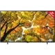 Sunny SN55UIL402 Ultra HD 4K televizyon, siyah çerçevesiyle sonbahar ağaçlarını gösteriyor; 55 inç, 140 cm