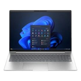 HP EliteBook 660 G11 D30N3ET gümüş iş ve ofis laptopu; Windows arayüzlü açık ekranlı görünüm