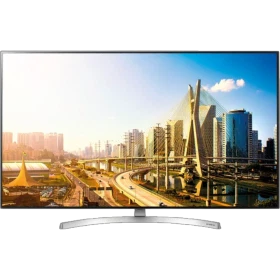LG 55SK8500PLA 55 inç Ultra HD 4K LED televizyon, şehir manzaralı canlı ekran ile vitrin görseli