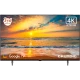 Grundig 55 GJU 7100 Ultra HD 4K LED televizyon, siyah çerçeveli ekranında gün batımı ve deniz görüntüsü