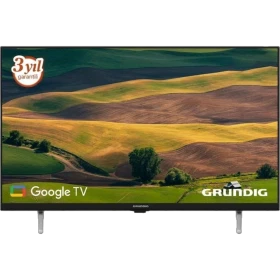 Grundig 40 GJF 6500 B Full HD LED televizyon, manzara ekranı ve Google TV arayüzüyle siyah tasarımda
