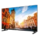 Grundig 40 GKF 6500 Full HD LED televizyon, şehir manzarası gösteren ince çerçeveli siyah ekran