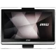 MSI PRO AA8C-101TR-X masaüstü bilgisayarın önden görünümü, siyah ekranlı geniş gövde tasarımı