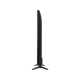 LG 55UK6100PLB 55 inç Ultra HD 4K LED televizyonun siyah ayaklı yan görünümü
