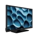 Vestel 24H8740 HD Ready LED televizyon, siyah çerçeveli ekranı ve ayaklı tasarımıyla önden görünüm