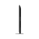 TCL 65C825G Ultra HD 4K LED televizyonun siyah gövde yandan görünümü, ince tasarım.