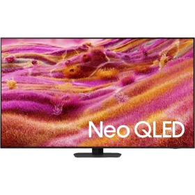 Samsung 65QN90F QLED 65 inç Ultra HD 4K TV, Neo QLED ekran görünümü ve ince siyah tasarım