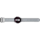 Samsung Galaxy Watch Active 2 40 mm alüminyum siyah akıllı saat, gri kayışı açık şekilde görünüyor