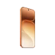Turuncu Honor 600 Pro akıllı telefon, ince çerçeveli ekranı ve düz kenarlı modern tasarımıyla önden görünüm