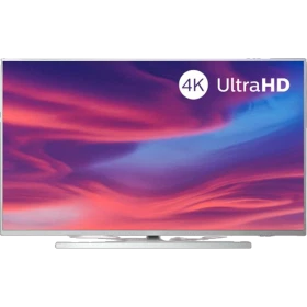 Philips 55PUS7304 Ultra HD 4K LED televizyon, siyah kasalı, canlı renkli ekran ve 4K UltraHD yazısı