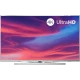 Philips 55PUS7304 Ultra HD 4K LED televizyon, siyah kasalı, canlı renkli ekran ve 4K UltraHD yazısı