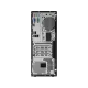 Lenovo V520 10NK0021TX masaüstü bilgisayarın gri arka paneli, bağlantı noktaları ve havalandırma ızgaraları