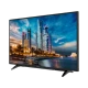 Grundig 43 VLX 7810 BP Ultra HD 4K LED televizyon, siyah çerçeveli ekranında şehir manzarası gösteriyor