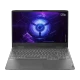 Lenovo LOQ 15IRH8 82XV00SWTXK23 koyu gri oyuncu laptop, açık ekran ve tam klavye görünümüyle ön açıdan