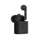 Huawei FreeBuds 2 Pro Tam Kablosuz siyah kulaklık, şarj kutusu ve iki kulaklık birlikte görünür
