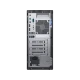 Dell OptiPlex 7060 N027O7060MT-U Tower masaüstü bilgisayarın siyah-gri arka paneli ve bağlantı yuvaları