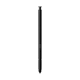 Siyah Samsung Galaxy Note 20 Ultra akıllı telefonun S Pen kalemi, yandan görünüm detaylı tasarım