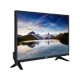 Vestel 49F9400 Full HD LED TV, siyah çerçeveli ekranında dağ manzarası ve ayaklı tasarım