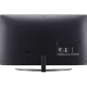 LG 55SM8600PLA Ultra HD 4K LED televizyonun arka bağlantı paneli ve stand görünümü, genel renk