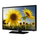 Samsung 24H4070 HD Ready LED televizyon ekranında ayçiçekleri görünen genel renkli TV paneli