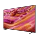 Samsung 115QN90F QLED Ultra HD 4K TV ekranda canlı renkli manzara görüntüsü ile önden görünüm, genel renk