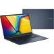 Asus Vivobook 15 X1504VA iş ve ofis laptopu, koyu mavi renk; 8GB RAM ve 512GB SSD ile Windows 11 Pro.