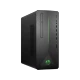HP 790-0048nt 8PQ56EA siyah masaüstü bilgisayarın ön paneli ve bağlantı noktaları