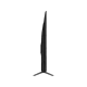 TCL 65P8L Ultra HD 4K LED televizyon siyah ayaklı yan görünüm, genel renkli ekran.