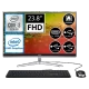 Acer Aspire C24-1650 masaüstü bilgisayar, 23,8 inç FHD ekran, klavye ve fareyle birlikte