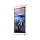 Beyaz Huawei MediaPad X2 tablet, ekranda manzara görseli görünen önden tasarım, uygun fiyatlı tablet.
