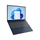 Mavi Lenovo IdeaPad Slim 3 83K2001RTRCB4 iş ve ofis laptopu, açık ekranlı önden çapraz görünüm