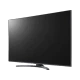 LG 65UQ81006LB 65 inç Ultra HD 4K LED televizyon siyah ekranda, genel renk tasarım