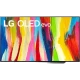 LG OLED83C24LA Ultra HD 4K OLED televizyon, canlı renkli ekran görüntüsüyle vitrin modeli