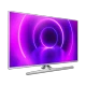 Philips 65PUS8505 Ultra HD 4K LED televizyon, mor ışık efektli ekran görüntüsü ve ince tasarım, genel renk.