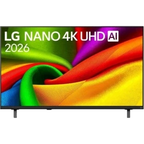 LG 75NU900B6LA Ultra HD 4K LED televizyon ekranında renkli bantlar, genel renk vitrinde görünüyor